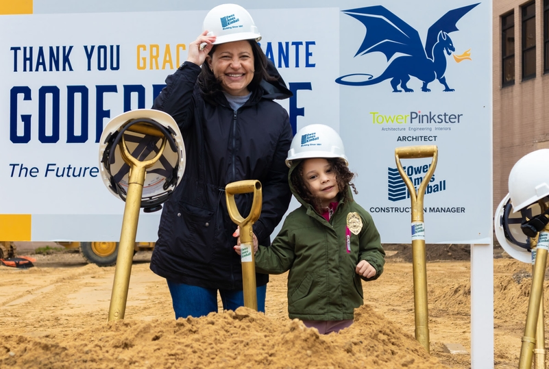 Damary Lofgren HS Secretary and Granddaughter