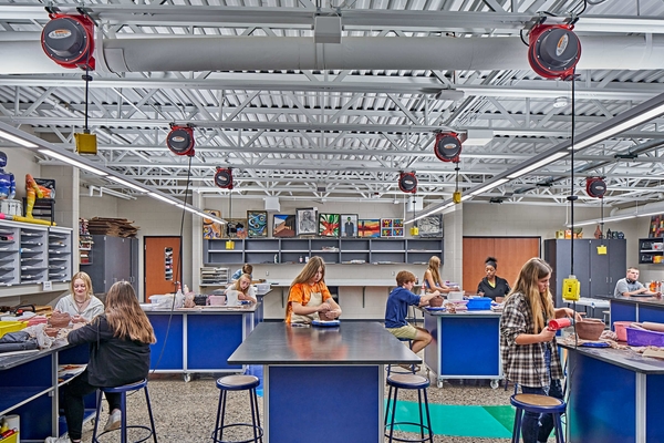 Fruitport High School Interiors 013