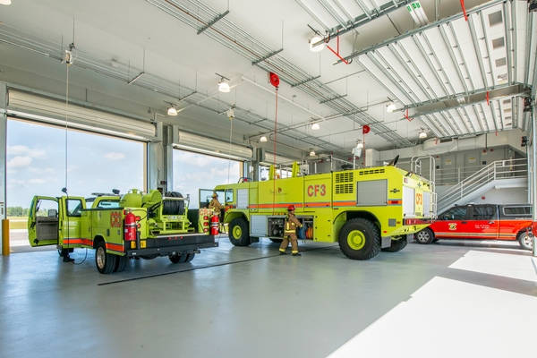 OAK Naples ARFF Garage Fireman