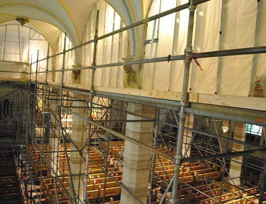News Basilica of St Adalbert Ceiling Restoration