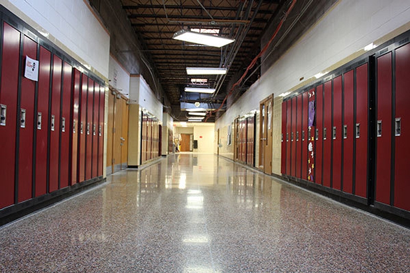 WEB 2017 January 7 Hallway celing under construction
