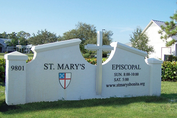 Faith St Marys Episcopal Sign